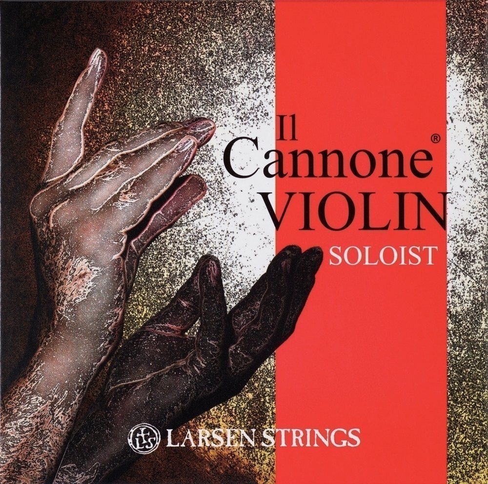 LARSEN Il CANNONE Violin string Set Soloist with A Warm & Broad