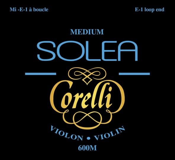CORELLI SOLEA Violin stringn SATZ mit E-Schlinge medium