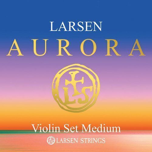 LARSEN Aurora Violin string Set with D-Alu medium